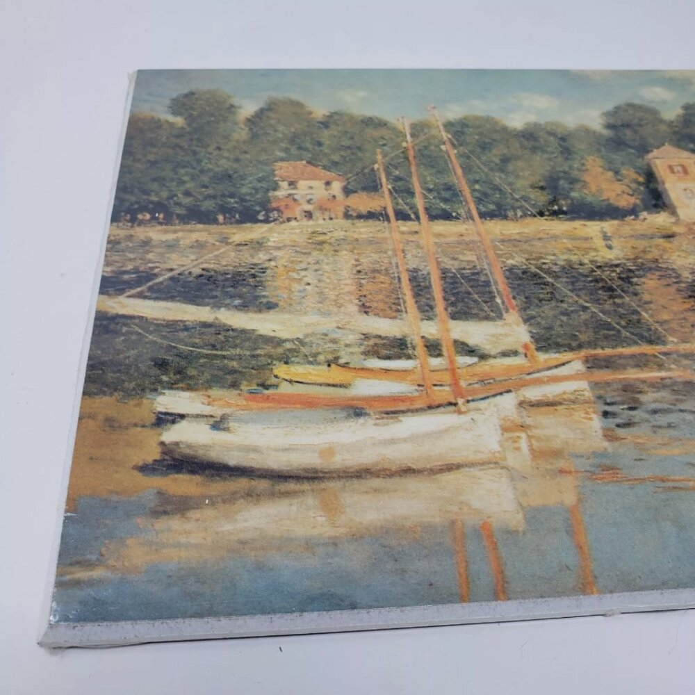 1981 CLAUDE MONET Bridge at Argenteuil Metropolitan Museum Of Art Print Wall Art - Picture 3 of 7